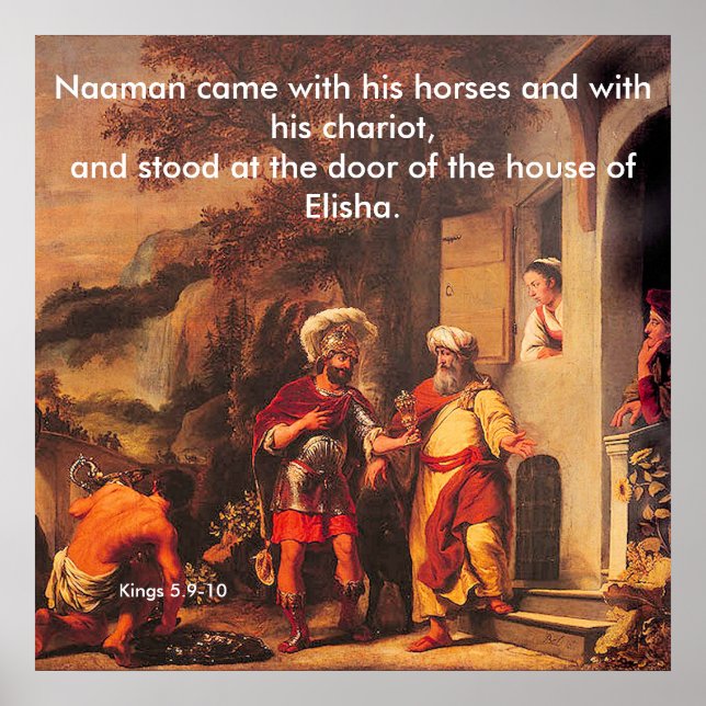 Naaman Healed by Elisha - Poster (Front)