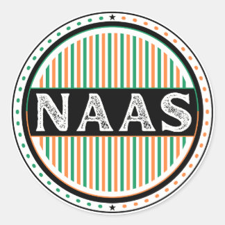 Naas City Pride Emblem – Irish Identity Classic Round Sticker