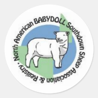 NABSSAR logo round stickers