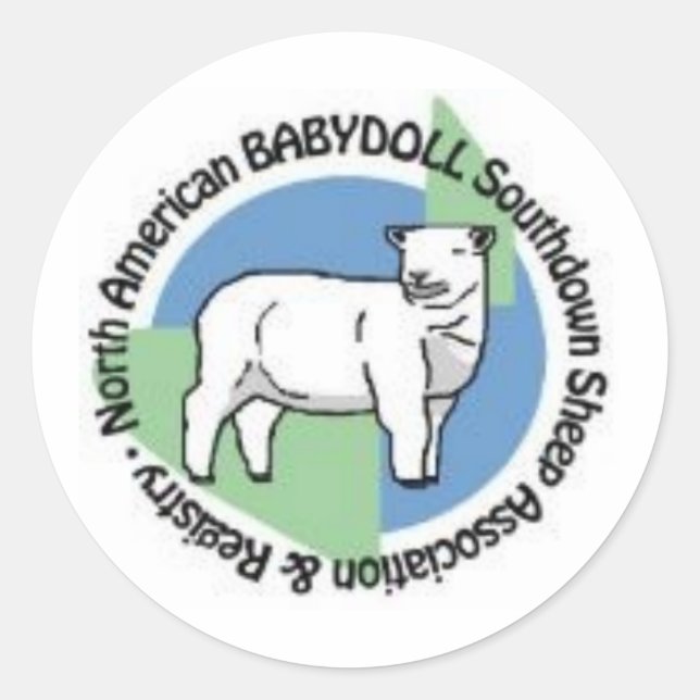 NABSSAR logo round stickers (Front)