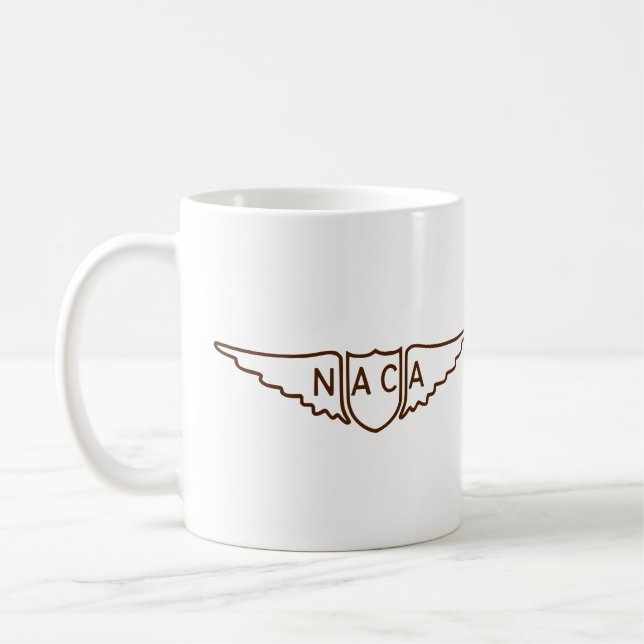 NACA National Advisory Committee for Aeronautics Coffee Mug (Left)