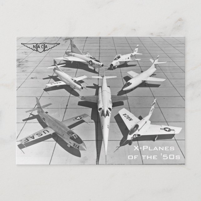 NACA X-Planes of the 1950s Postcards (Front)