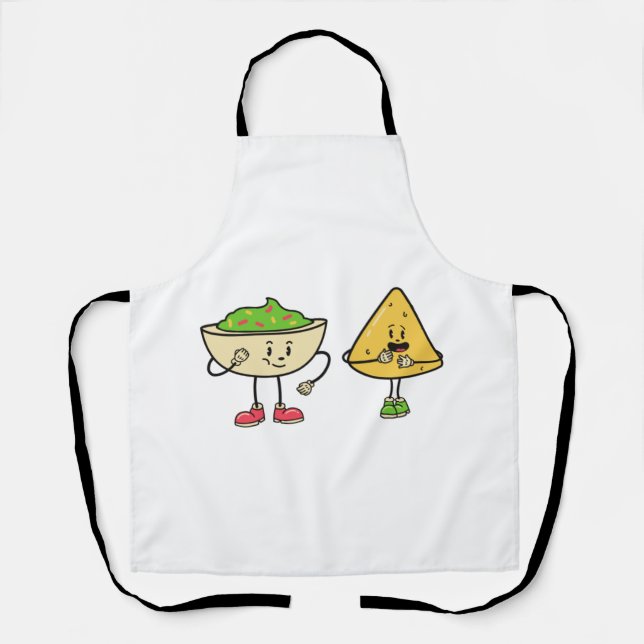 Nacho And Guacamole Apron (Front)