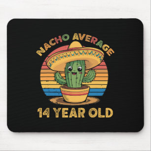 Nacho Average 14 Year Old Cinco De Mayo 14th Birth Mouse Mat