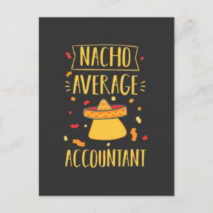 Nacho Average Accountant Invitation Postcard