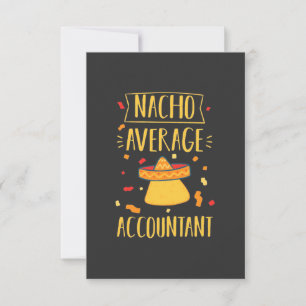 Nacho Average Accountant Thank You Card