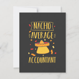 Nacho Average Accountant Thank You Card