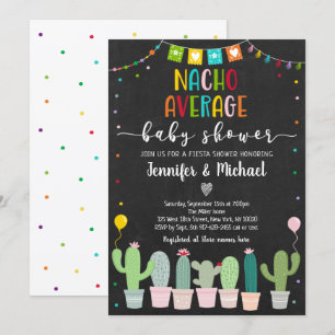 Nacho Average Baby Shower Fiesta Invitation