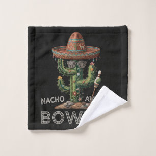 Nacho Average Bowler Fun Wash Cloth