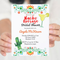 Nacho Average Bridal Shower Invitation