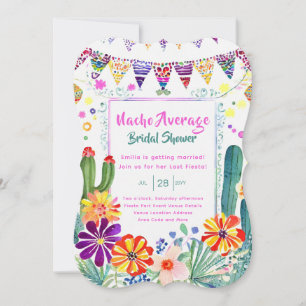 Nacho Average Bridal Shower Last Fiesta Invitation