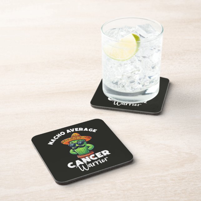 Nacho Average Cancer Warrior Cool Coaster (Right Side)
