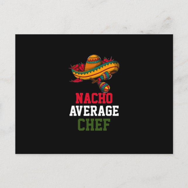 Nacho Average Chef  Postcard (Front)