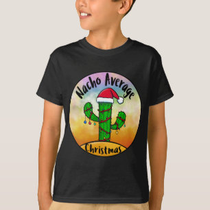 Nacho Average Christmas Tree Cactus Santa Hat and  T-Shirt