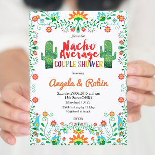 Nacho Average Couple Shower Invitation
