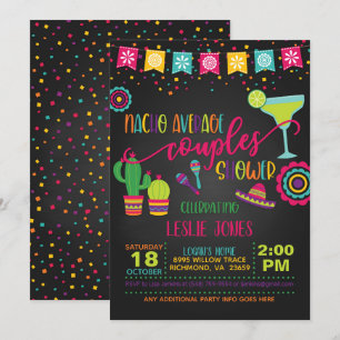 Nacho Average Couples Shower Invitation - BL