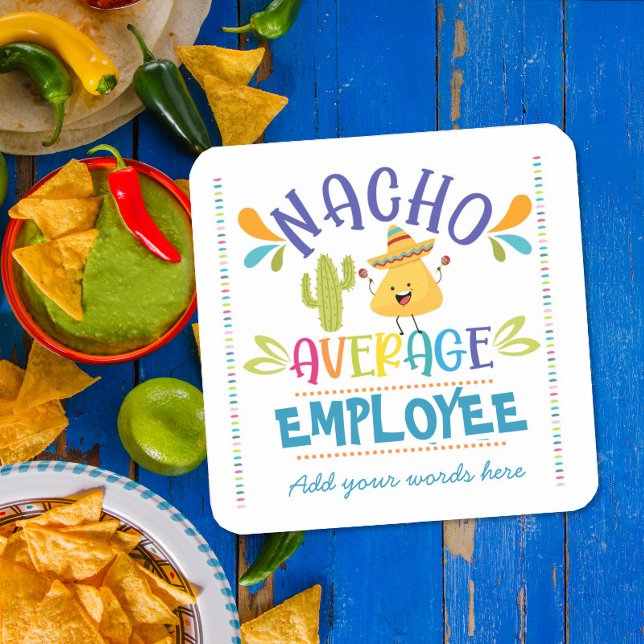 nacho average employee sticker (Creator Uploaded)