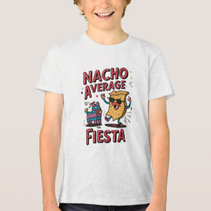 Nacho Average Fiesta – Fun, Colourful Nacho Design Tri-Blend Shirt