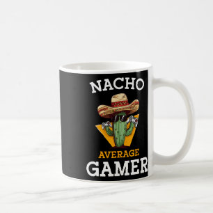 Nacho Average Gamer Video Game Player Funny Mexica Coffee Mug