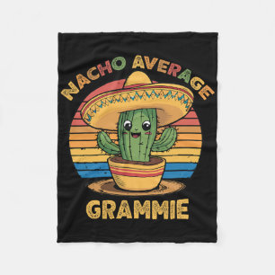 Nacho Average Grammie Matching Mexican Cinco De Ma Fleece Blanket