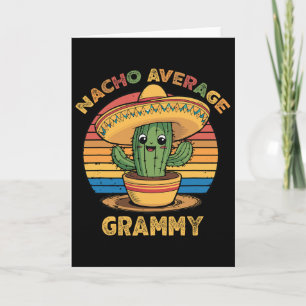Nacho Average Grammy Matching Mexican Cinco De May Card