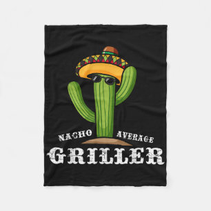 Nacho Average Griller - Bbq Fleece Blanket