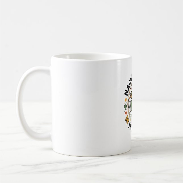 Nacho Average Nurse Cactus Fiesta Shirt Design_1 Coffee Mug (Left)