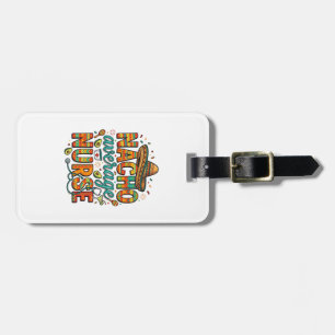 Nacho Average Nurse Fiesta Vector Shirt Design_1 Luggage Tag