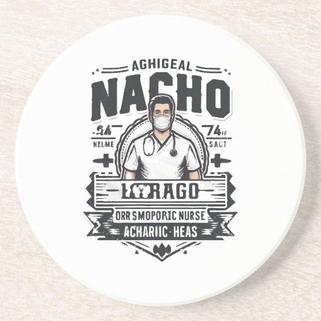Nacho Average Orthopaedic Nurse Coaster (Front)