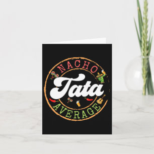 Nacho Average S Breast Cactus Cinco De Mayo Matchi Card