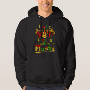 Nacho Average School Nurse Cinco De Mayo Mexican L Hoodie