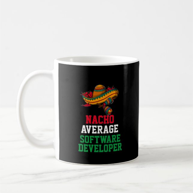 Nacho Average Software Developer Mug (Left)