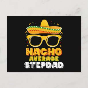 Nacho Average Stepdad Dad Cinco De Mayo Postcard