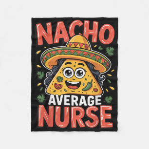 Nacho Average Teacher Apple Cinco De Mayo Teacher Fleece Blanket