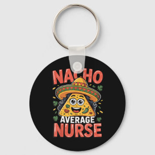 Nacho Average Teacher Apple Cinco De Mayo Teacher Key Ring