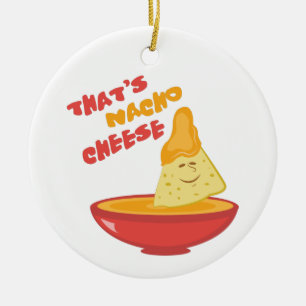 Nacho Cheese Ceramic Tree Decoration