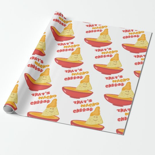 Nacho Cheese Wrapping Paper Zazzle.co.uk