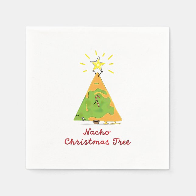 Nacho Christmas Tree Napkin (Front)