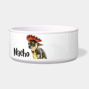 Nacho - dog personalised bowl
