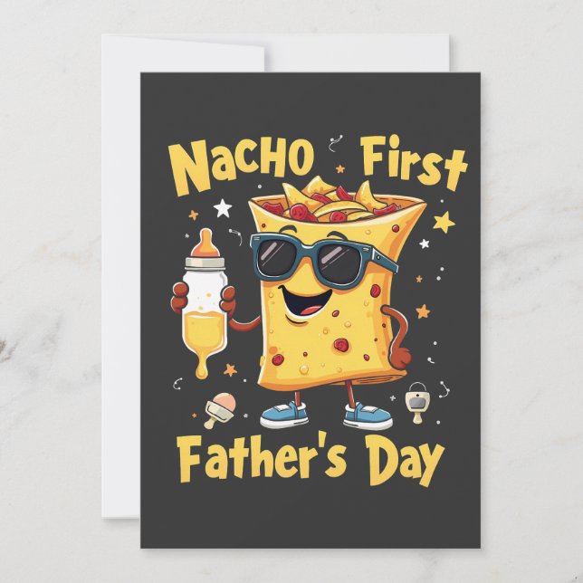 Nacho First Father's Day Cinco De Mayo Dad  Save The Date (Front)