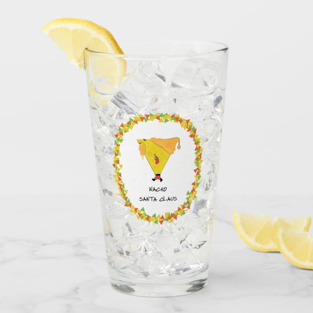Nacho Santa Claus Glass (Front Ice)