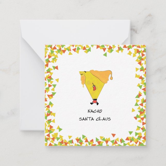 Nacho Santa with Chips Card (Front)