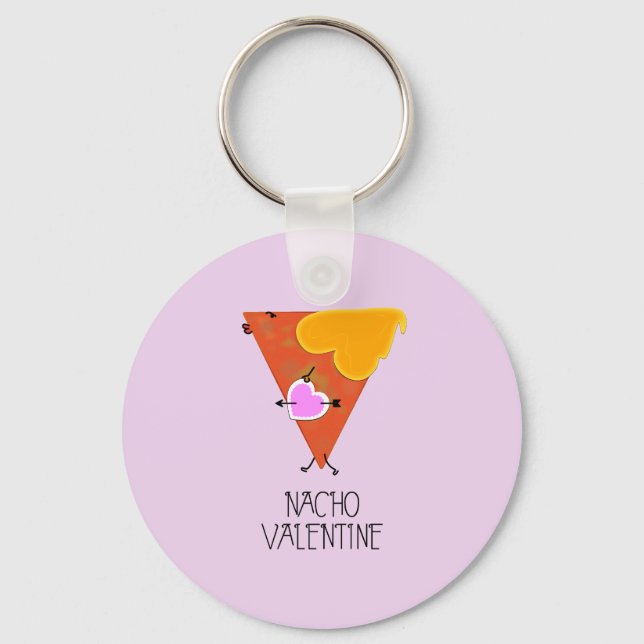 Nacho Valentine Key Ring (Front)