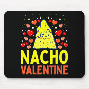 Nacho Valentine Valentines Day Food Pun Mexican Jo Mouse Mat