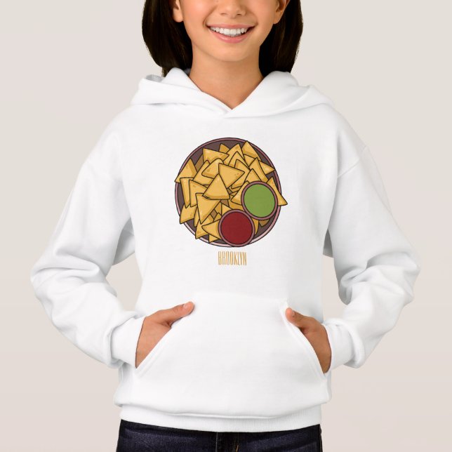 Nachos cartoon illustration  (Front)