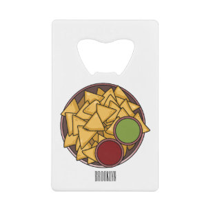 Nachos cartoon illustration