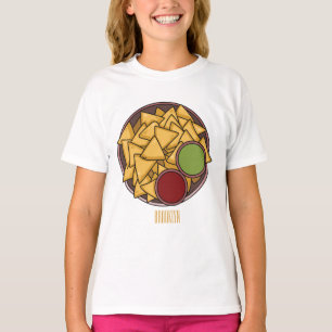 Nachos cartoon illustration  T-Shirt