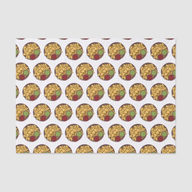 Nachos cartoon illustration  tissue paper (Front)