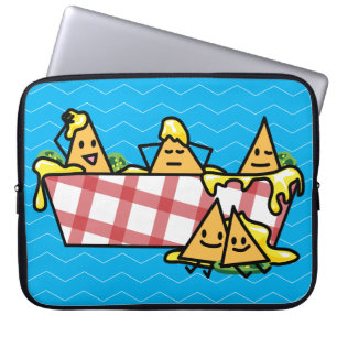 Nachos Melted Cheese Jalapeno Nacho tortilla chips Laptop Sleeve