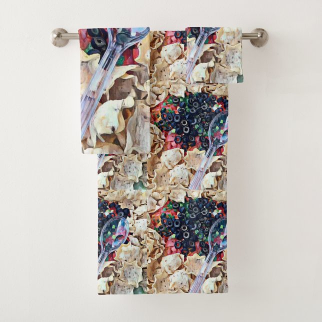 Nachos Nachos Bath Towel Set (Insitu)